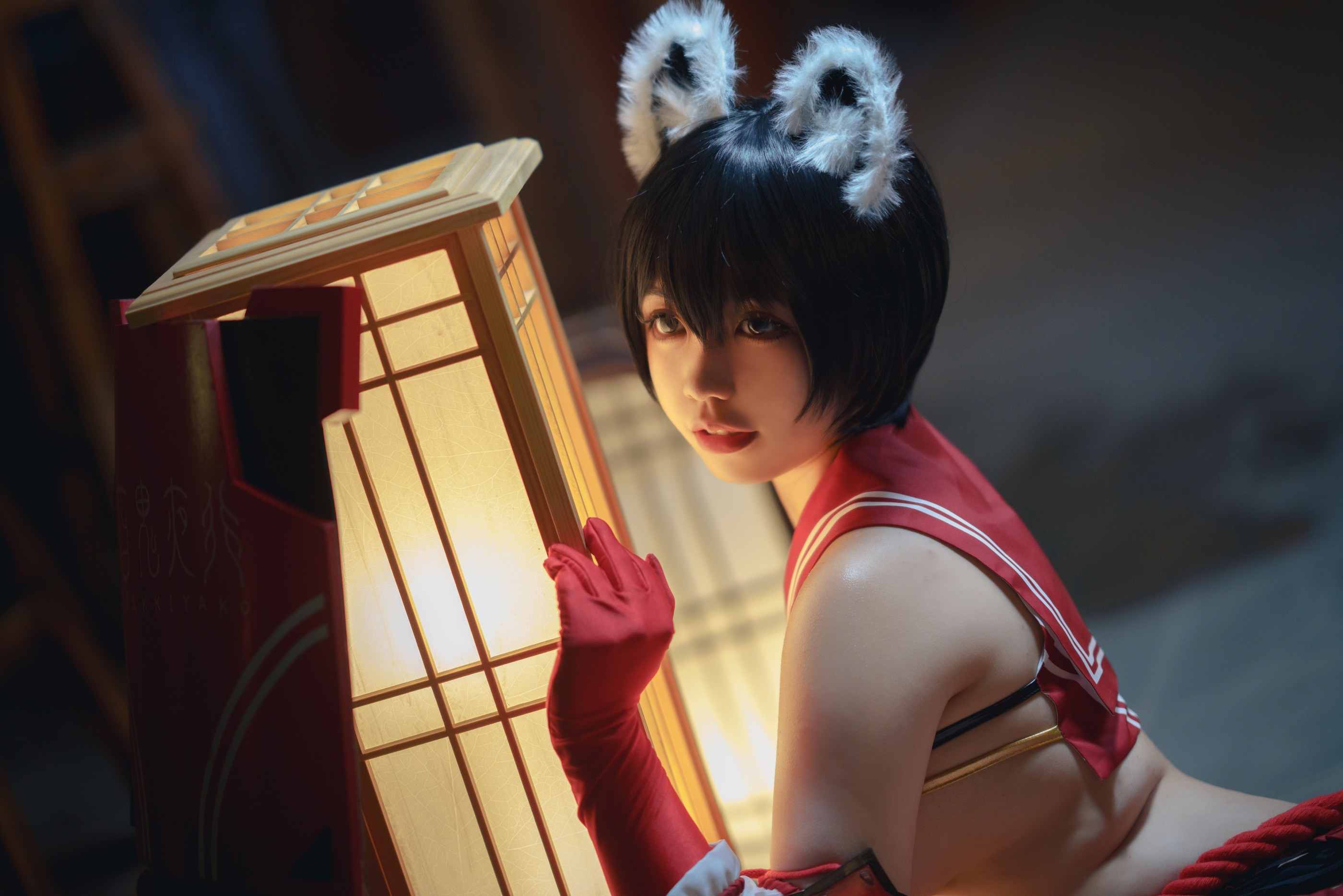 图片[1]-啊日日_Ganlory – NO.020 春日椿[30P]-XikXak